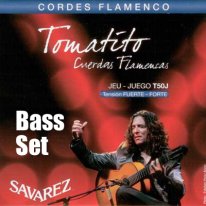 Savarez Tomatito T50J HT Flamenco Guitar Strings, Bass Set