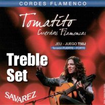 Savarez Tomatito T50J HT Flamenco Guitar Strings, Treble Set