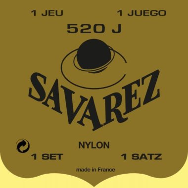 Savarez Traditional 520J HT Classical Guitar Strings, Full Set