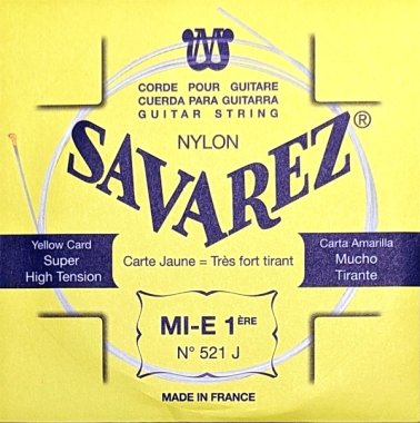 Savarez Traditional 521J - 1st string (e), high tension .0287