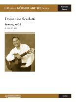 Scarlatti | 2 Sonates, Vol. 5, K. 261, 492 for solo guitar