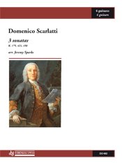 Scarlatti | 3 Sonatas, K. 175, 421, 450 for 4 guitars