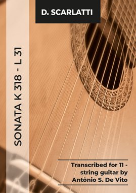 Scarlatti | Sonata K318-L31, for 11-string guitar, PDF download