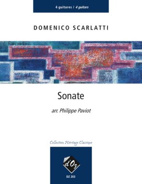 Scarlatti | Sonate K. 30, L. 499 Fugue Du Chat for 4 guitars