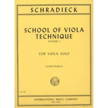 Schradieck | School of Viola Technique Vol. I for viola solo