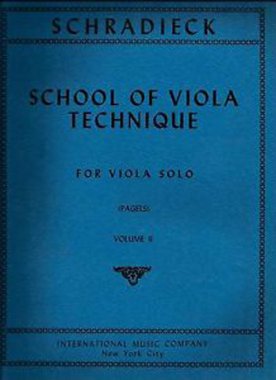 Schradieck | School of Viola Technique Vol. II for viola solo