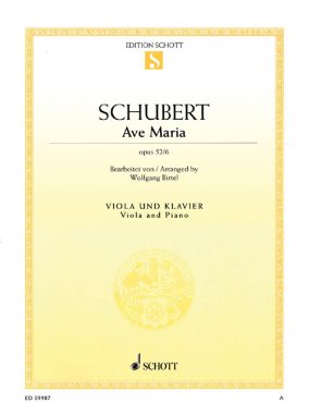 Schubert | Ave Maria Op. 52, No. 6 for viola & piano