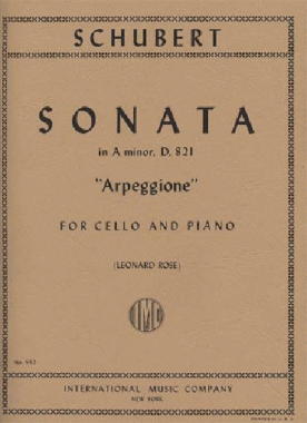 Schubert | Sonata in A minor, D.821 Arpeggione for cello and pno
