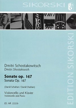 Shostakovich | Sonata for cello and piano