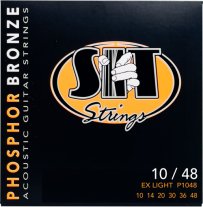 SIT Acoustic Guitar Phosphor Bronze Strings Extra Light 10-48