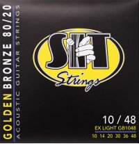 SIT GB1048 Golden Bronze 80/20 Acoustic Strings Extra Light 10-48
