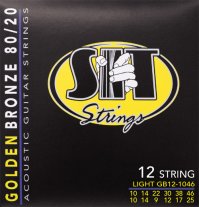 SIT GB121046 Golden Bronze 80/20 Acoustic 12-String Light 10-46