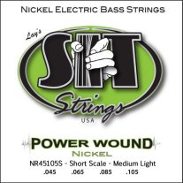 SIT NR45105S Power Wound Nickel Short Scale Bass, Med. Light 45-105