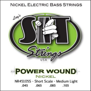 SIT NR45105S Power Wound Nickel Short Scale Bass, Med. Light 45-105