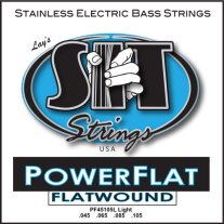 SIT PF45105L Power Flat Flatwound Bass Strings Light 45-105