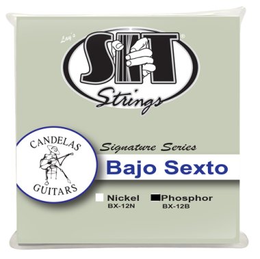 SIT Phosphor Bronze Loop End 12-String Bajo Sexto BX-12B, Full Set