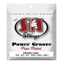 SIT PN1046 Power Groove Pure Nickel Electric Guitar Strings 10-46