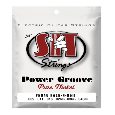 SIT PN946 Power Groove Pure Nickel Electric Guitar Strings 9-46