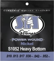SIT S1052 Power Wound Nickel Electric Strings Heavy Bottom 10-52