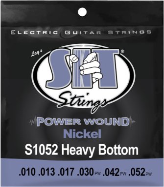 SIT S1052 Power Wound Nickel Electric Strings Heavy Bottom 10-52