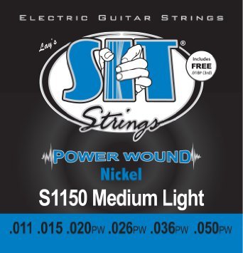 SIT S1150 Power Wound Nickel Electric Guitar Strings 11-50