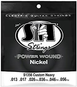 SIT S1356 Power Wound Nickel Electric Guitar Strings 13-56