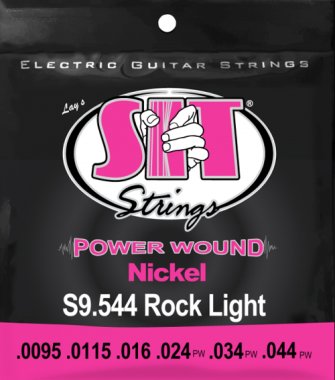 SIT S9.544 Power Wound Nickel Electric Guitar Strings 9.5-44