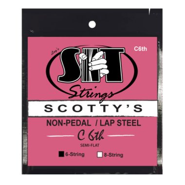 SIT SC6C6TH Scotty's Non-Pedal / Lap Steel Semi-Flat, 6-string C6th