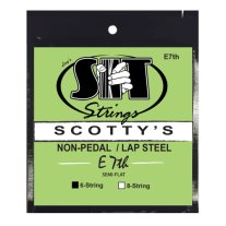 SIT SC6E7TH Scotty's Non-Pedal / Lap Steel Semi-Flat, 6-string E7th