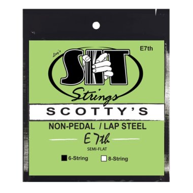 SIT SC6E7TH Scotty's Non-Pedal / Lap Steel Semi-Flat, 6-string E7th