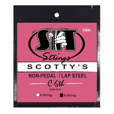 SIT SC8C6TH Scotty's Non-Pedal / Lap Steel Semi-Flat, 8-string C6th