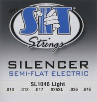 SIT SL1046 Silencer Semi-Flat Light Electric Guitar Strings 10-46