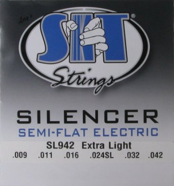SIT SL942 Silencer Semi-Flat Extra Light Electric Guitar Strings 9-42