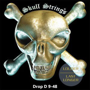 Skull Strings DD948 Stainless Steel Drop D Set, 9-48