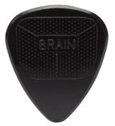 Snarling Dog Brain Pick Black .88mm, One Pick