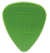 Snarling Dog Brain Pick Green .53mm, One Pick