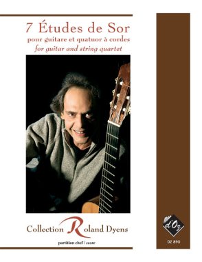 Sor | 7 Etudes de Sor (2 books) for guitar & string quartet