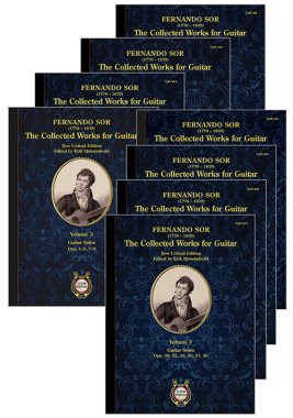 Sor | Collected Guitar Works Vol. 3 thru 10 - Complete Guitar Solos