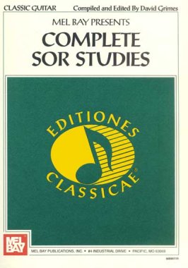 Sor | Complete Sor Studies for Solo Guitar edited by David Grimes