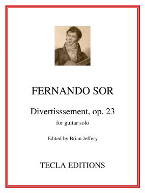 Sor | Divertissement, Op. 23 for solo guitar | PDF Download