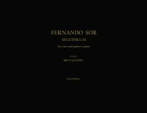 Sor | Seguidillas for voice and guitar or piano - Paperbound