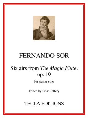 Sor | Six Airs from The Magic Flute, Op. 19 for solo guitar | PDF DL