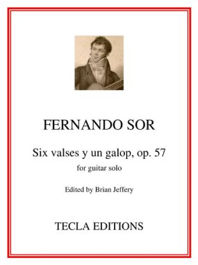 Sor | Six valses y un galop, Op. 57 for solo guitar | PDF Download
