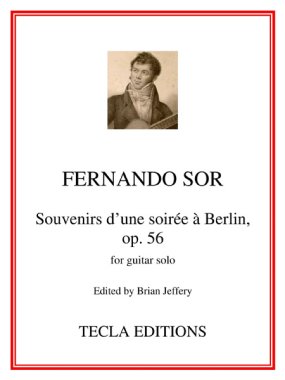 Sor | Souvenirs d'une soiree a Berlin Op. 56 for solo guitar | PDF DL