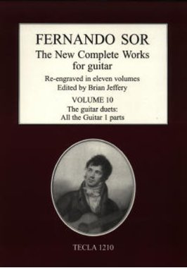 Sor | The New Complete Works for Guitar Vol. 10 for 2 guitars - Paper
