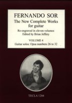 Sor | The New Complete Works for Guitar Vol. 4 for Solo Guitar - Paper