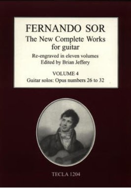 Sor | The New Complete Works for Guitar Vol. 4 for Solo Guitar - Paper