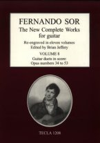 Sor | The New Complete Works for Guitar Vol. 8 for 2 guitars - Paper