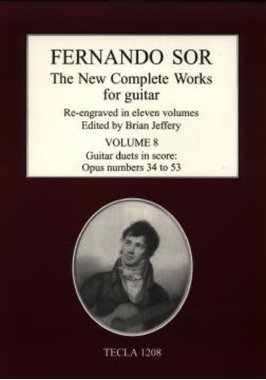 Sor | The New Complete Works for Guitar Vol. 8 for 2 guitars - Paper