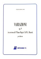 Sor | Variazioni op. 9 ( Flauto magico di) for solo guitar